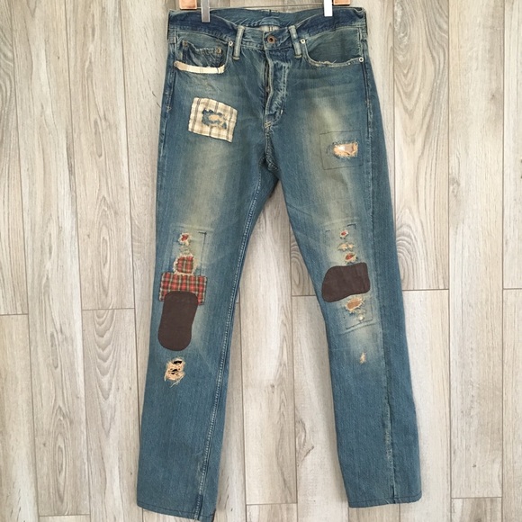polo patchwork jeans